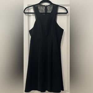 BCBG Generation Black Lace Swing Dress